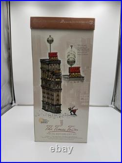 Dept 56 Christmas In The City The Times Tower 2000 Special Edition Gift Set
