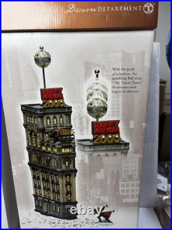 Dept 56 Christmas In The City The Times Tower 2000 Special Edition Gift Set