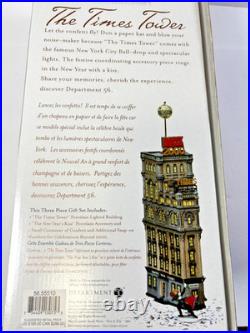 Dept 56 Christmas In The City The Times Tower 2000 Special Edition Gift Set