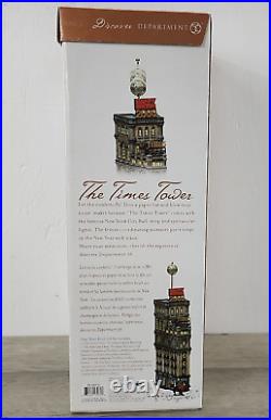 Dept 56 Christmas In The City The Times Tower # 55510 Complete, Tested & Works