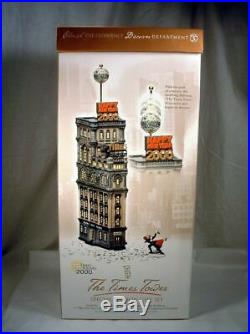 Dept. 56 Christmas In The City Times Square 2000 The Times Tower Special Edition