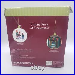 Dept 56 Christmas In The City VISITING SANTA AT FINESTROM'S #59243 Read