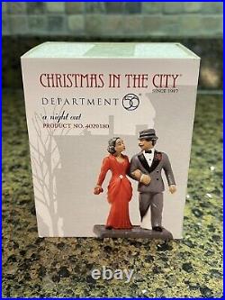Dept 56 Christmas In The City Village A Night Out Accessory