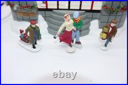 Dept 56 Christmas In The City Village Animated Rockefeller Plaza Skating Rink