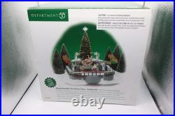 Dept 56 Christmas In The City Village Animated Rockefeller Plaza Skating Rink