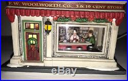Dept 56 Christmas In The City Village Lighted Build 59249 Woolworth's 2007