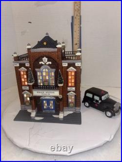 Dept 56 Christmas In The City Village Precinct 25 Police Station Nib