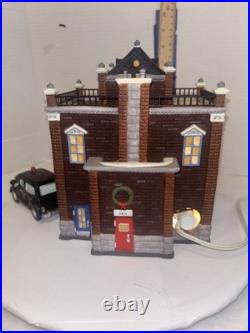Dept 56 Christmas In The City Village Precinct 25 Police Station Nib