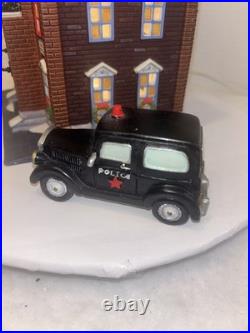 Dept 56 Christmas In The City Village Precinct 25 Police Station Nib