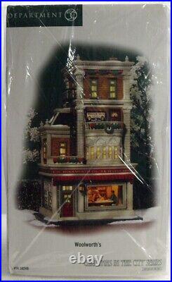Dept 56 Christmas In The City Village Woolworth's Brand New