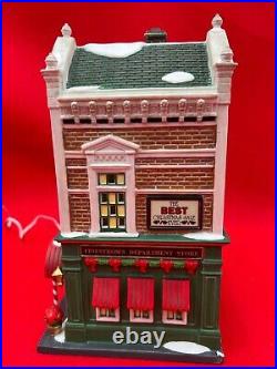 Dept 56 Christmas In The City Visiting Santa At Finestrom's 59243 5 Pc Set