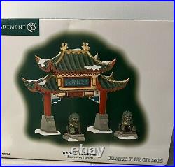 Dept 56 Christmas In The City Welcome To Chinatown
