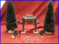 Dept 56 Christmas In The City Welcome To Chinatown Excellent Condition Rare