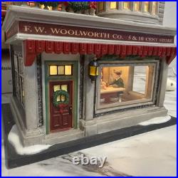 Dept 56 Christmas In The City Woolworth's 59249 HTF Rare Lighted Village withBox