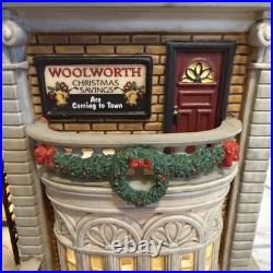 Dept 56 Christmas In The City Woolworth's 59249 HTF Rare Lighted Village withBox
