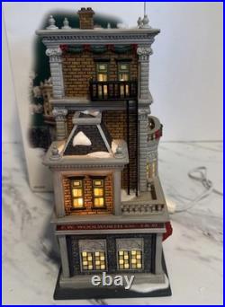 Dept 56 Christmas In The City Woolworth's 59249 HTF Rare Lighted Village withBox