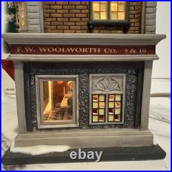 Dept 56 Christmas In The City Woolworth's 59249 HTF Rare Lighted Village withBox