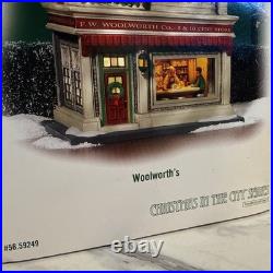 Dept 56 Christmas In The City Woolworth's 59249 HTF Rare Lighted Village withBox