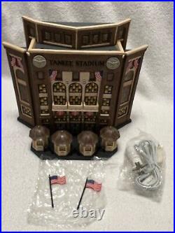 Dept 56 Christmas In The City Yankee Stadium Signed