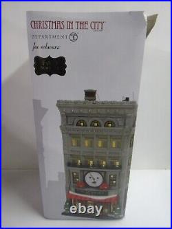 Dept 56 Christmas In the City FAO Schwarz Toy Store 6007583 Torn Box