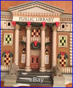 Dept 56 Christmas In the City Hudson Public Library