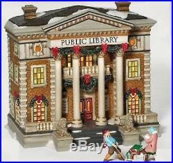 Dept 56 Christmas In the City Hudson Public Library