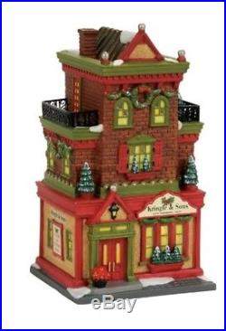 Dept 56 Christmas In the City Kringle & Sons Boutique Set/2 BRAND NEW 2017