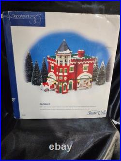 Dept. 56 Christmas Snow Village Fire Station #3 #54942