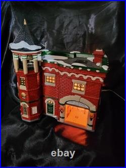 Dept. 56 Christmas Snow Village Fire Station #3 #54942