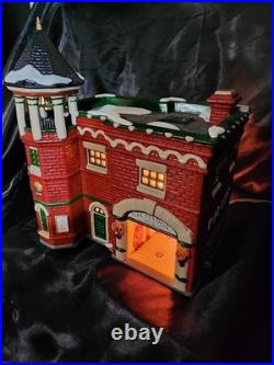 Dept. 56 Christmas Snow Village Fire Station #3 #54942