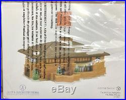 Dept 56 Christmas in The City Frank Lloyd Wright Heurtley House #4054987 Retired