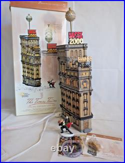 Dept 56 Christmas in The City The Times Tower 2000 55510 Complete Working