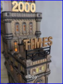 Dept 56 Christmas in The City The Times Tower 2000 55510 Complete Working