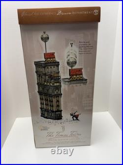 Dept. 56 Christmas in The City Times Tower 2000 Special Edition COMPLETE &WORKS Dept. 56 Christmas in The City Times Tower 2000 Special Edition COMPLETE &WORKS