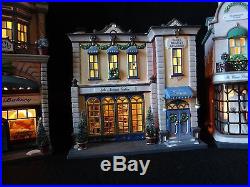 Dept 56 Christmas in the City (5 items) 5th Avenue Salon, Lafayette's Bakery, +