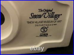 Dept. 56 Christmas in the City #55618 SNOW VILLAGE MUSEUM OF ART Limited Edition