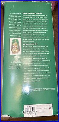 Dept 56 Christmas in the City 56#58911 PARAMOUNT HOTEL Boxed & Light Cord & Star