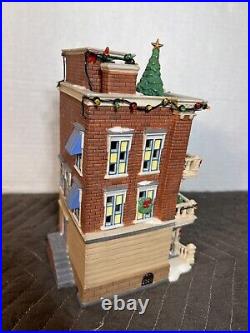 Dept. 56 Christmas in the City #58937 PARKSIDE HOLIDAY BROWNSTONE Gift Set