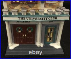 Dept. 56 Christmas in the City #58945 THE UNIVERSITY CLUB withOriginal Box New