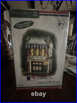 Dept 56 Christmas in the City #59225 MLB NEW YORK YANKEES PUB Original Box READ