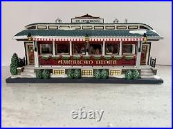 Dept 56 Christmas in the City American Diner #799939 Lighted Building- Pristine