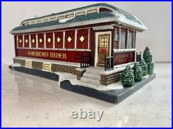 Dept 56 Christmas in the City American Diner #799939 Lighted Building- Pristine