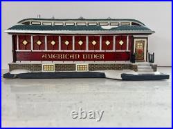 Dept 56 Christmas in the City American Diner #799939 Lighted Building- Pristine