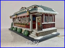 Dept 56 Christmas in the City American Diner #799939 Lighted Building- Pristine