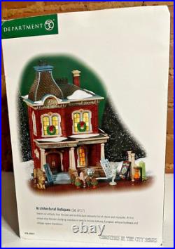 Dept. 56 Christmas in the City Architectural Antiques with Accessory