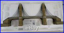 Dept 56 Christmas in the City Brooklyn Bridge Very Good Condition