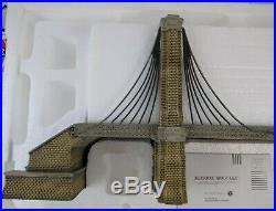 Dept 56 Christmas in the City Brooklyn Bridge Very Good Condition