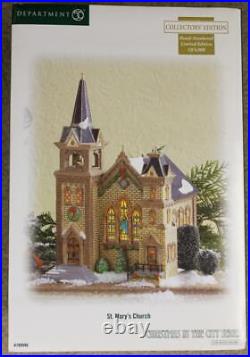 Dept 56 Christmas in the City CIC St. Mary's Church #799996 Ltd Ed #3640 / 6000