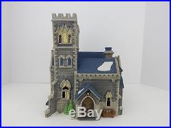 Dept 56 Christmas in the City Cathedral Church of St Mark #55492 Good Condition