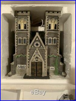 Dept 56 Christmas in the City Cathedral Church of St Mark 55492 LE #190 RARE